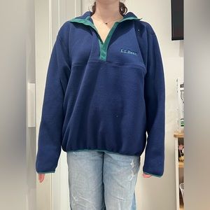 BNWT L.L.Bean fleece pullover